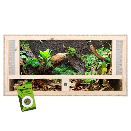 Repiterra Holz Terrarium mit Frontbelüftung 80x50x50 cm