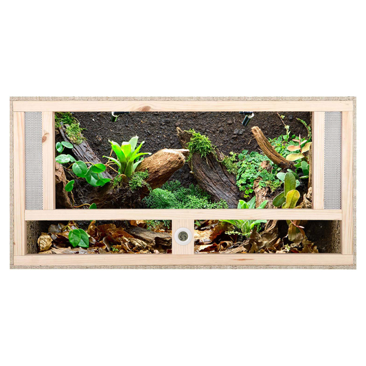 Repiterra Holz Terrarium mit Frontbelüftung 80x50x50 cm