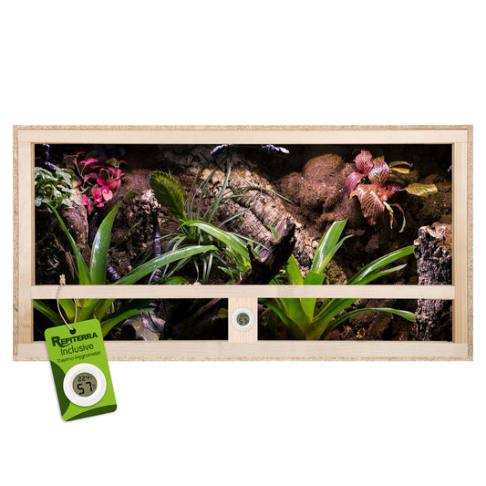 Repiterra Holz Terrarium mit Seitenbelüftung 100x60x60 cm