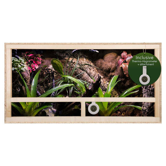 Repiterra Holz Terrarium mit Seitenbelüftung 100x50x40 cm