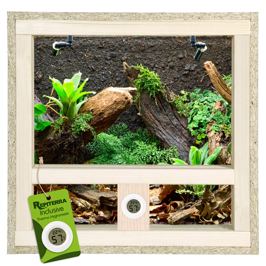 Repiterra Holz Terrarium mit Seitenbelüftung 40x40x40 cm