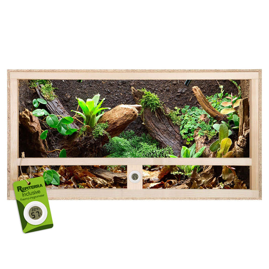 Repiterra Holz Terrarium mit Seitenbelüftung 60x30x30 cm