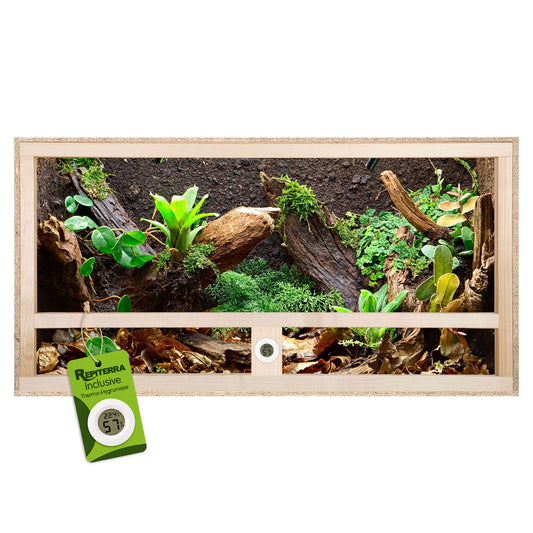 Repiterra Holz Terrarium mit Seitenbelüftung 80x50x50 cm