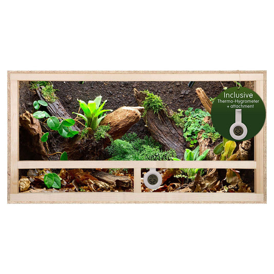 Repiterra Holz Terrarium mit Seitenbelüftung 80x40x40 cm