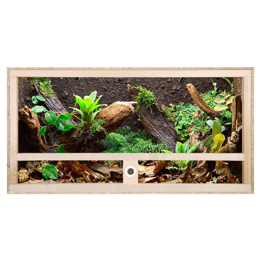 Repiterra Holz Terrarium mit Seitenbelüftung 80x50x50 cm