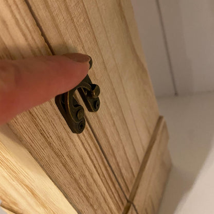 Weinkiste rustikal für 1, 2 oder  3 Flaschen Holz geflammt