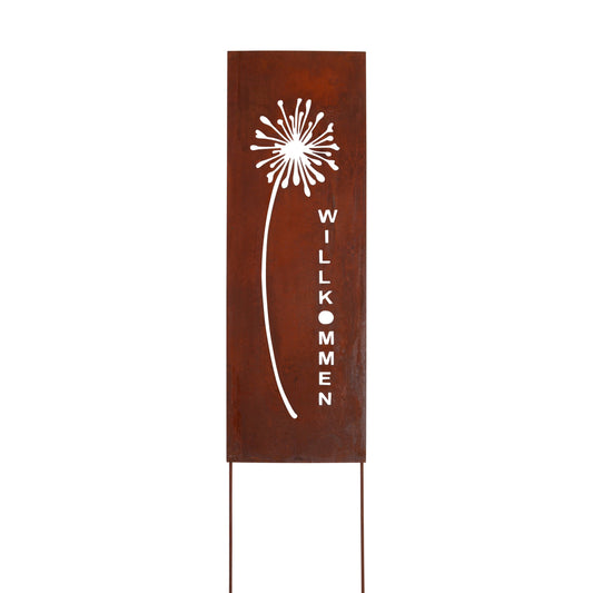 Roststecker Schild Pusteblume