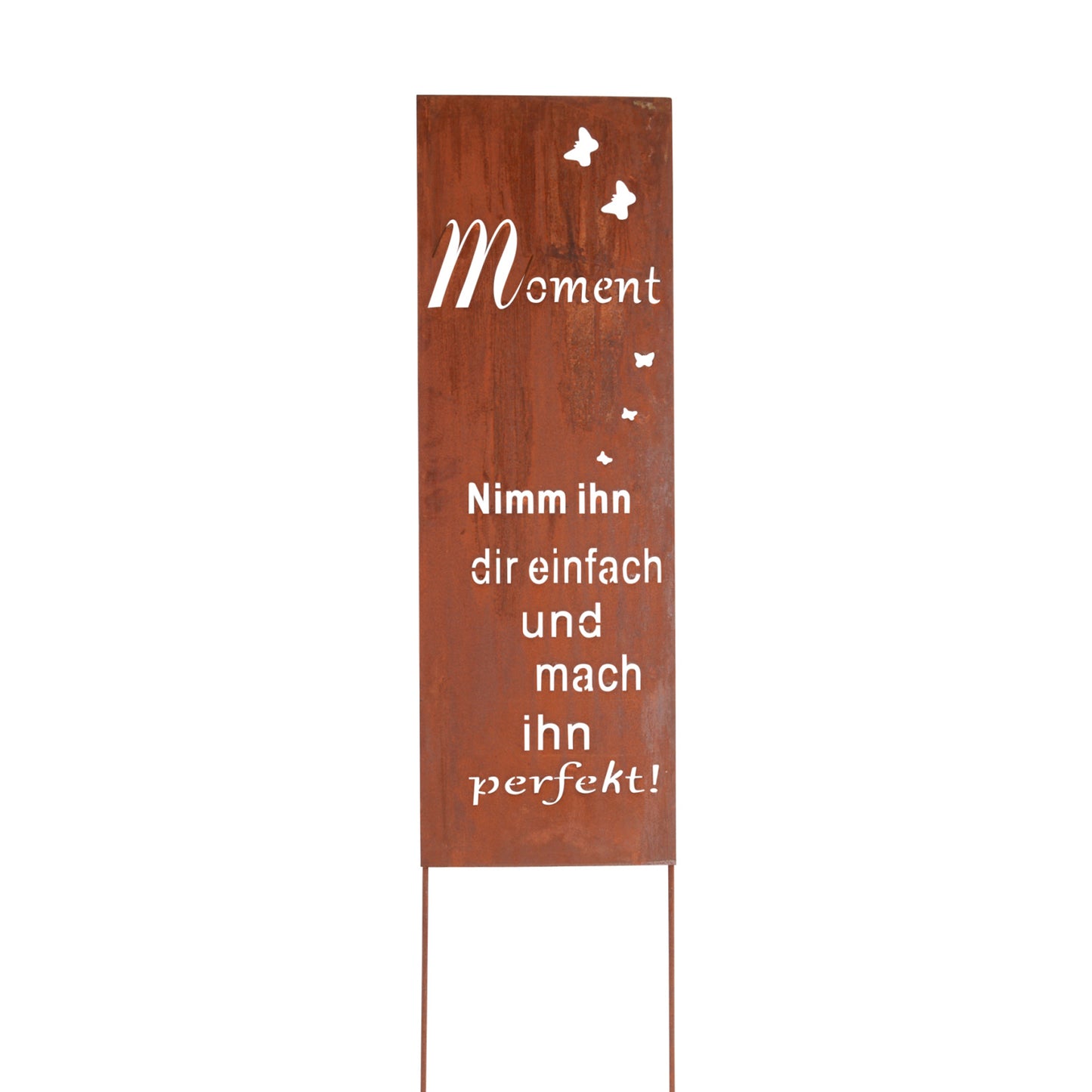 Roststecker Schild Spruch Moment