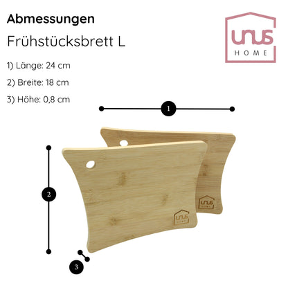 Frühstücksbrettchen Bambus L