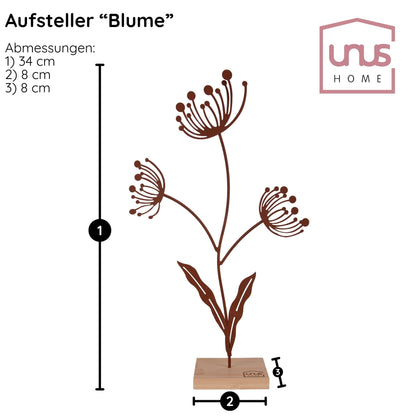 Aufsteller Deko-Blume