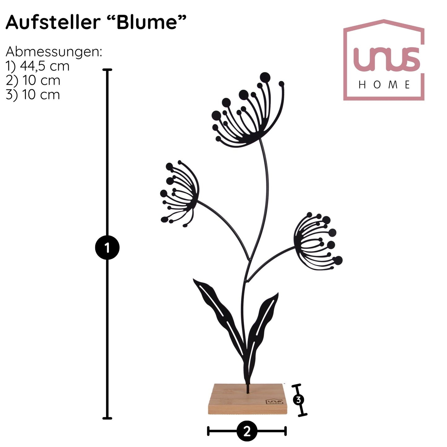 Aufsteller Deko-Blume