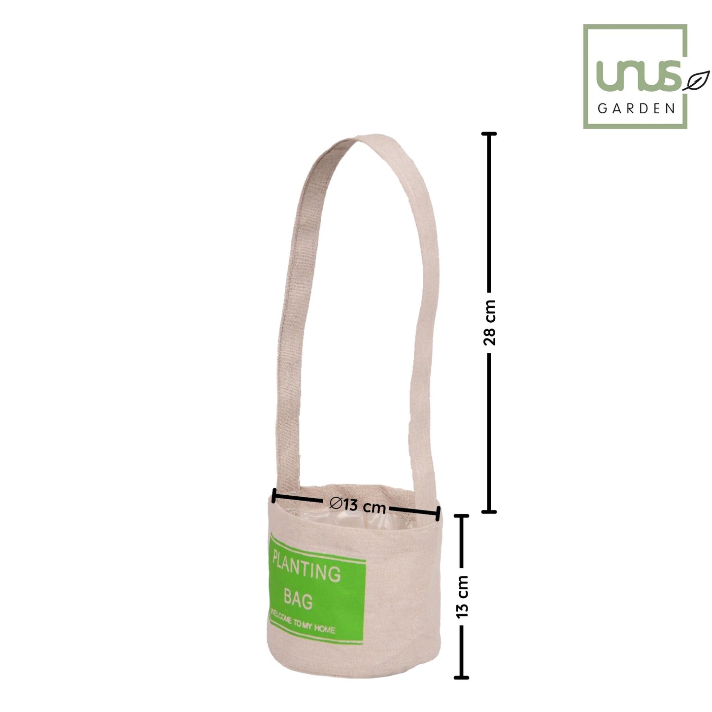 Blumentopf Jute - buntes 6er Set