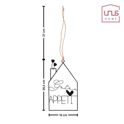 Hänger "Guten Appetit" oder "Essen Gut alles Gut" in schwarz