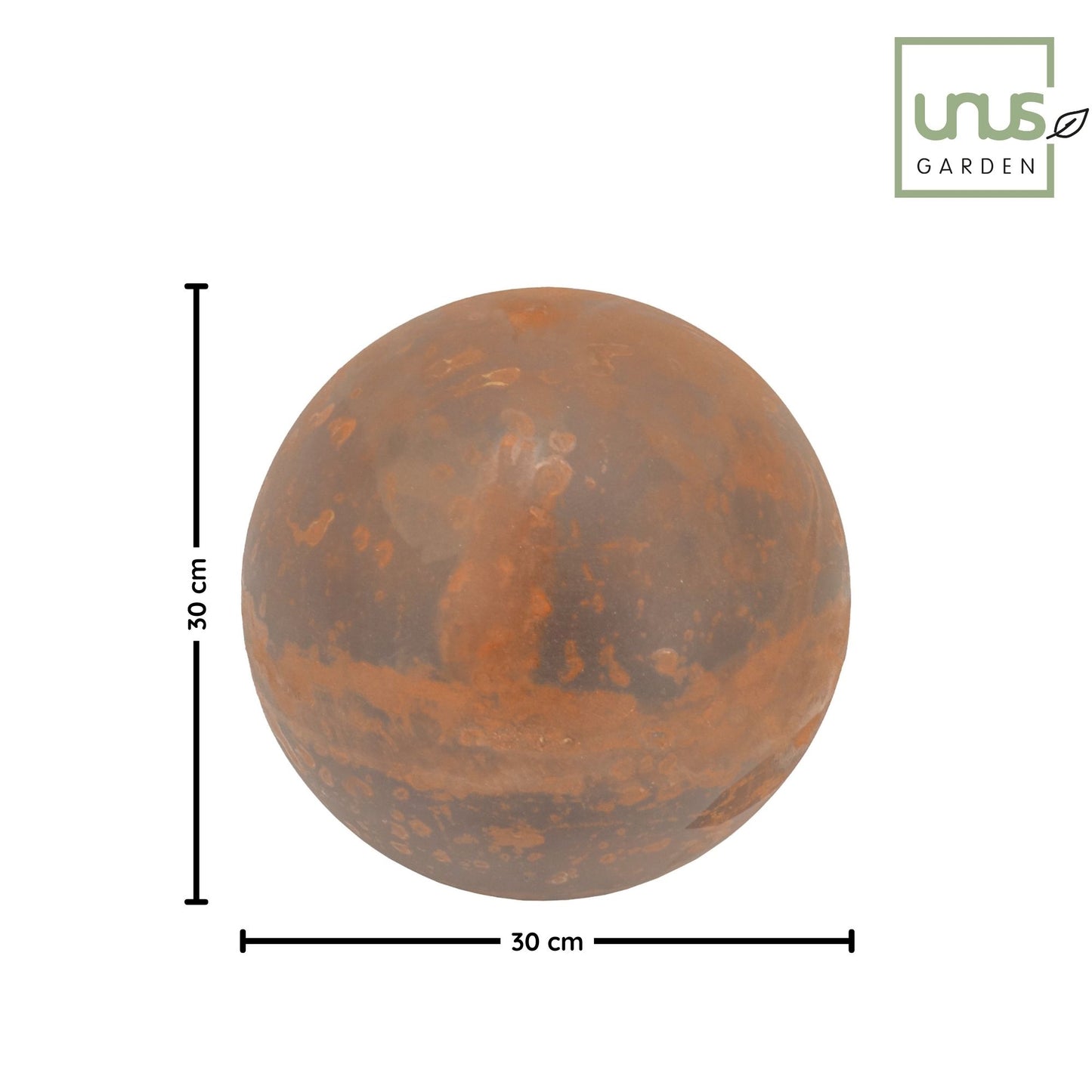 Gartenkugel Ø20-50 cm in rost