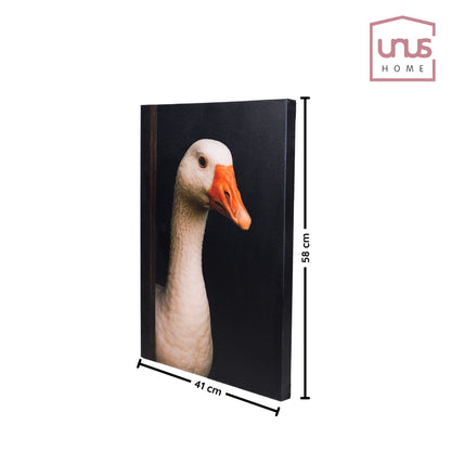 Leinwand Tierportrait Gans bespannter Keilrahmen