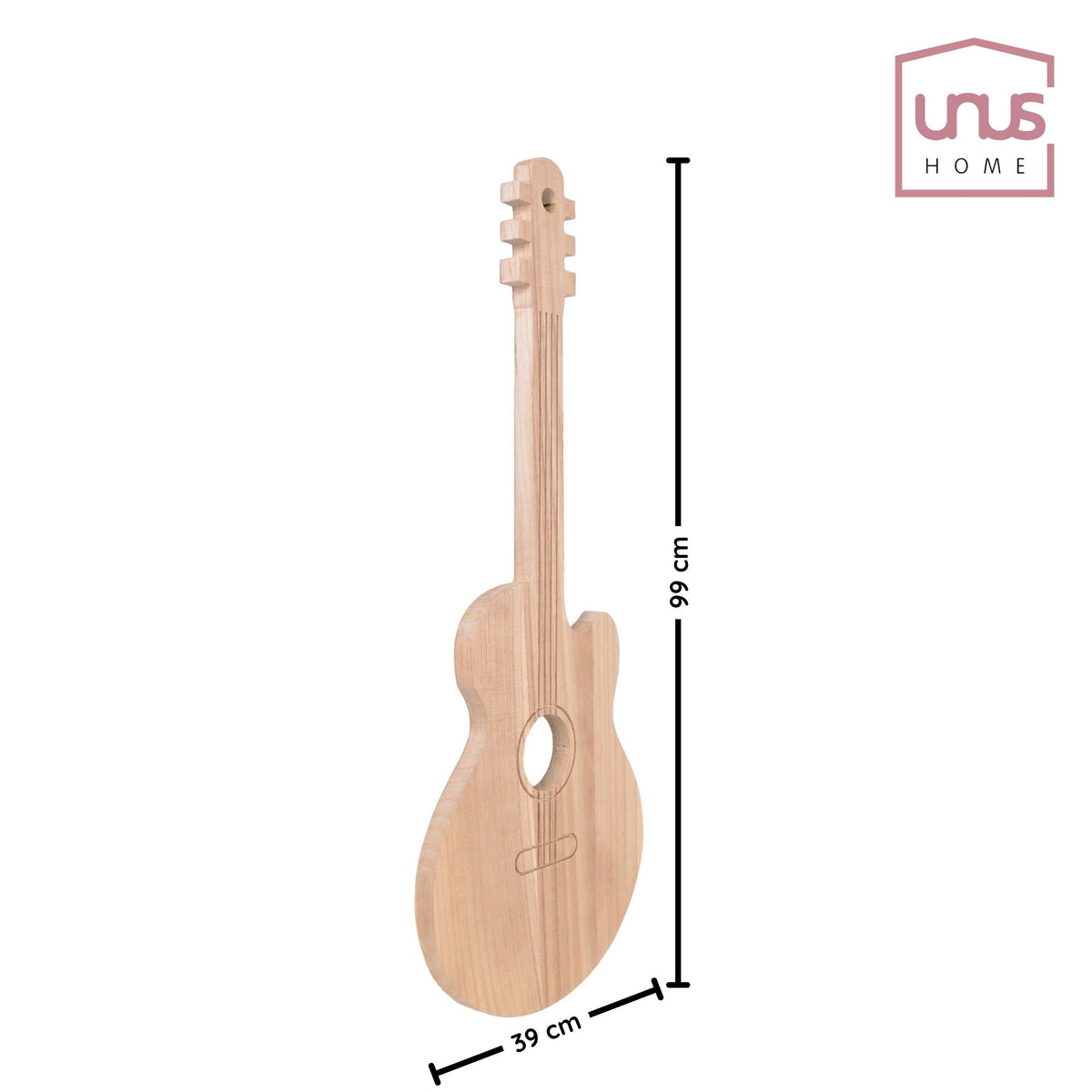 Holzgitarre "Gustav" in Natur
