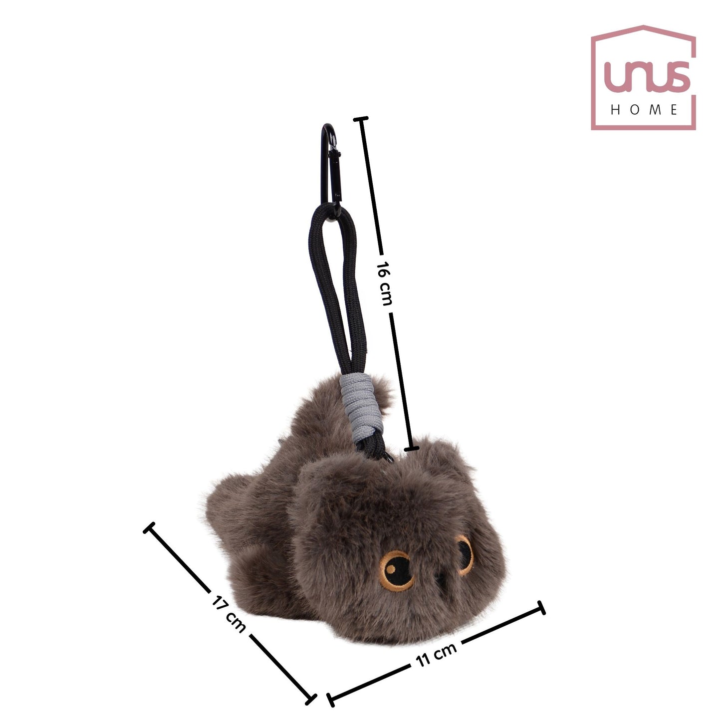Plüschtier Kuscheltier Katze "Mokka" dunkelbraun