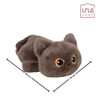 Plüschtier Kuscheltier Katze "Mokka" dunkelbraun