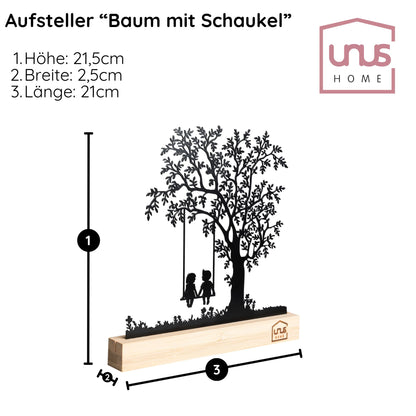 Aufsteller Baum mit Kind