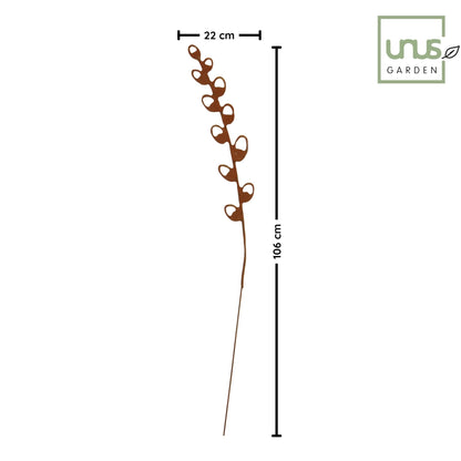 Gartenstecker Weidenranke in rost