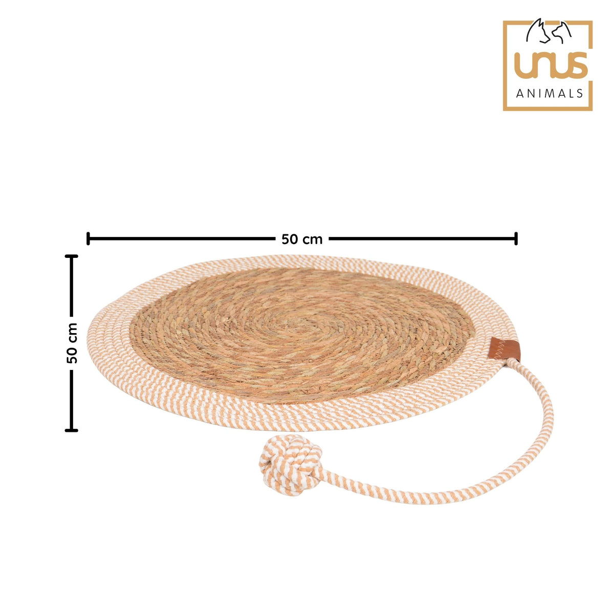 Kratzmatte Katze Tina Seegras Ø50 cm