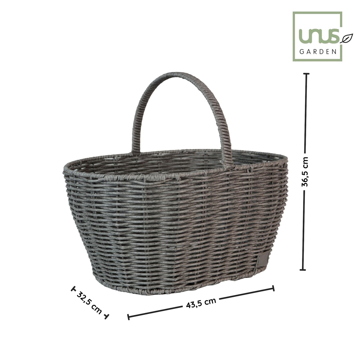 Einkaufskorb in Rattan-Optik
