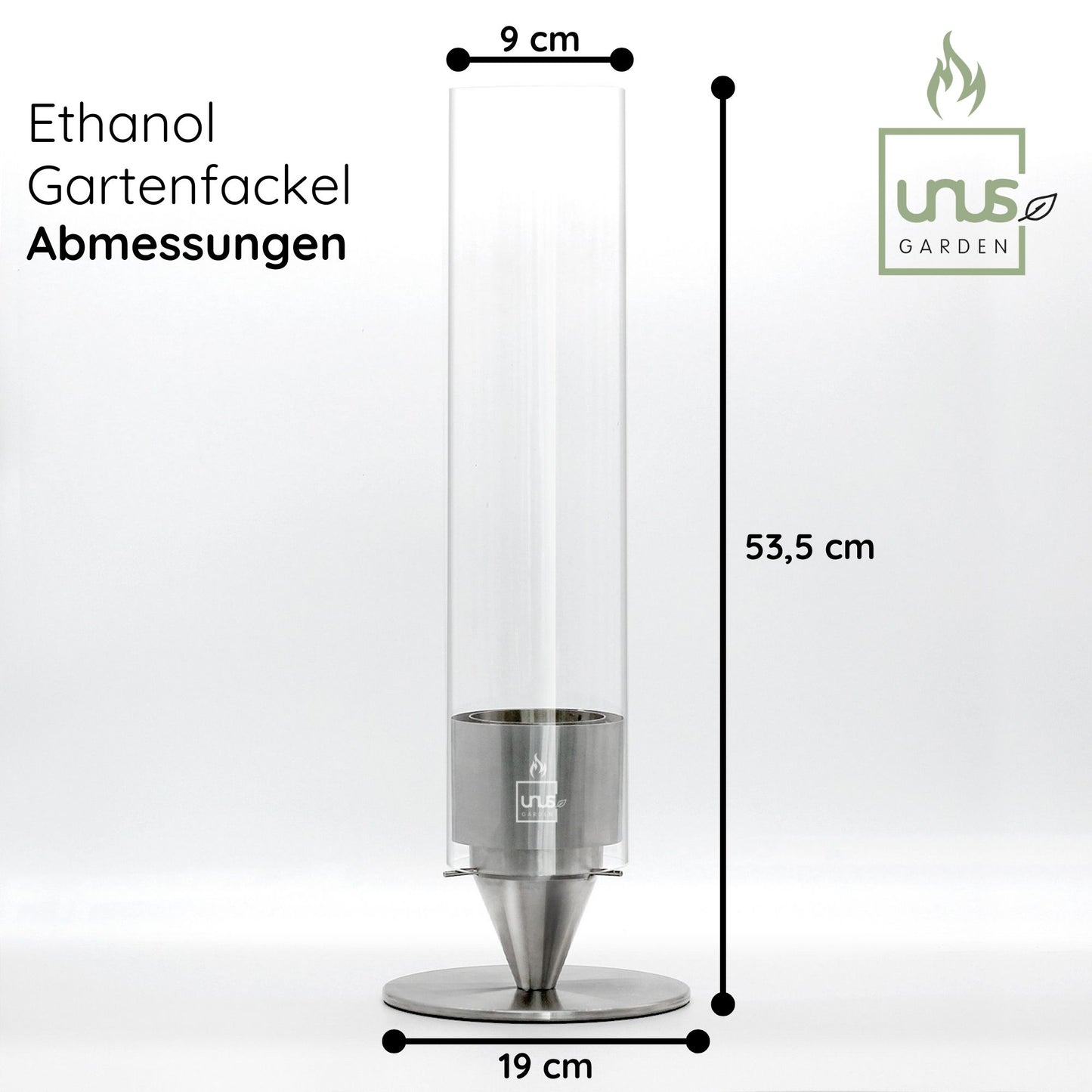 Gartenfackel Set inklusive Erdspieß