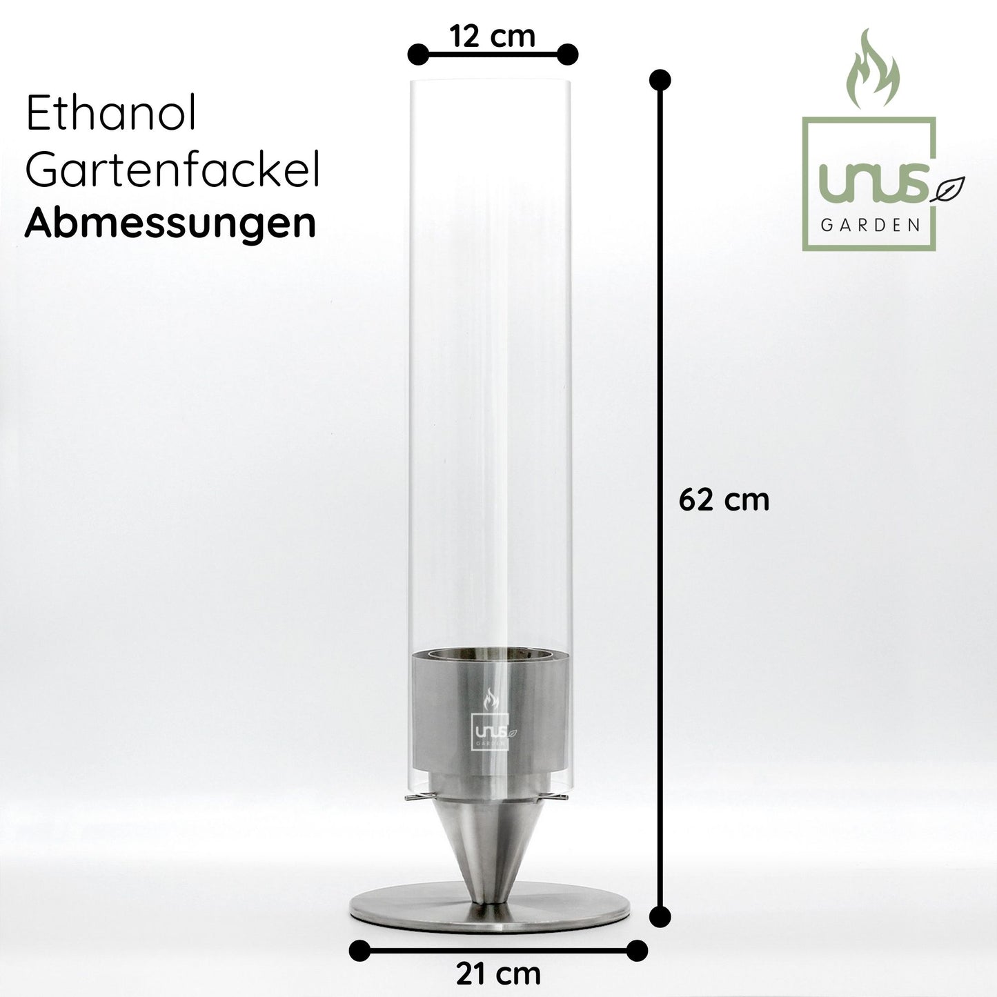 Gartenfackel Set inklusive Erdspieß