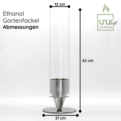 Gartenfackel Set inklusive Erdspieß