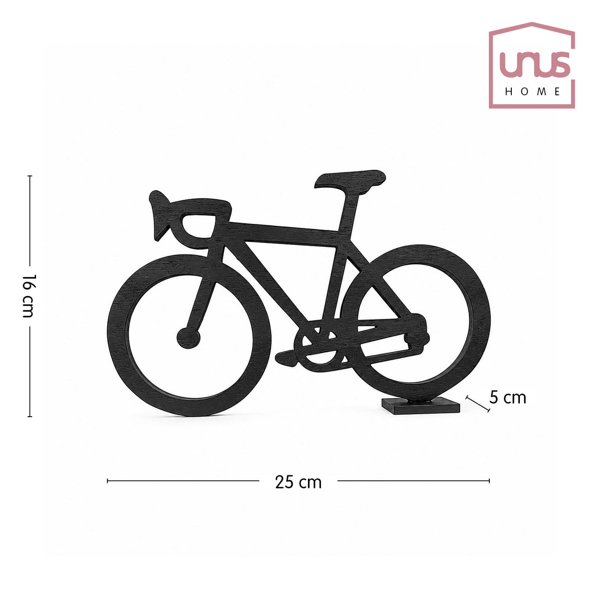 Aufsteller Holz Rennrad "Bram" in verschiedenen Größen