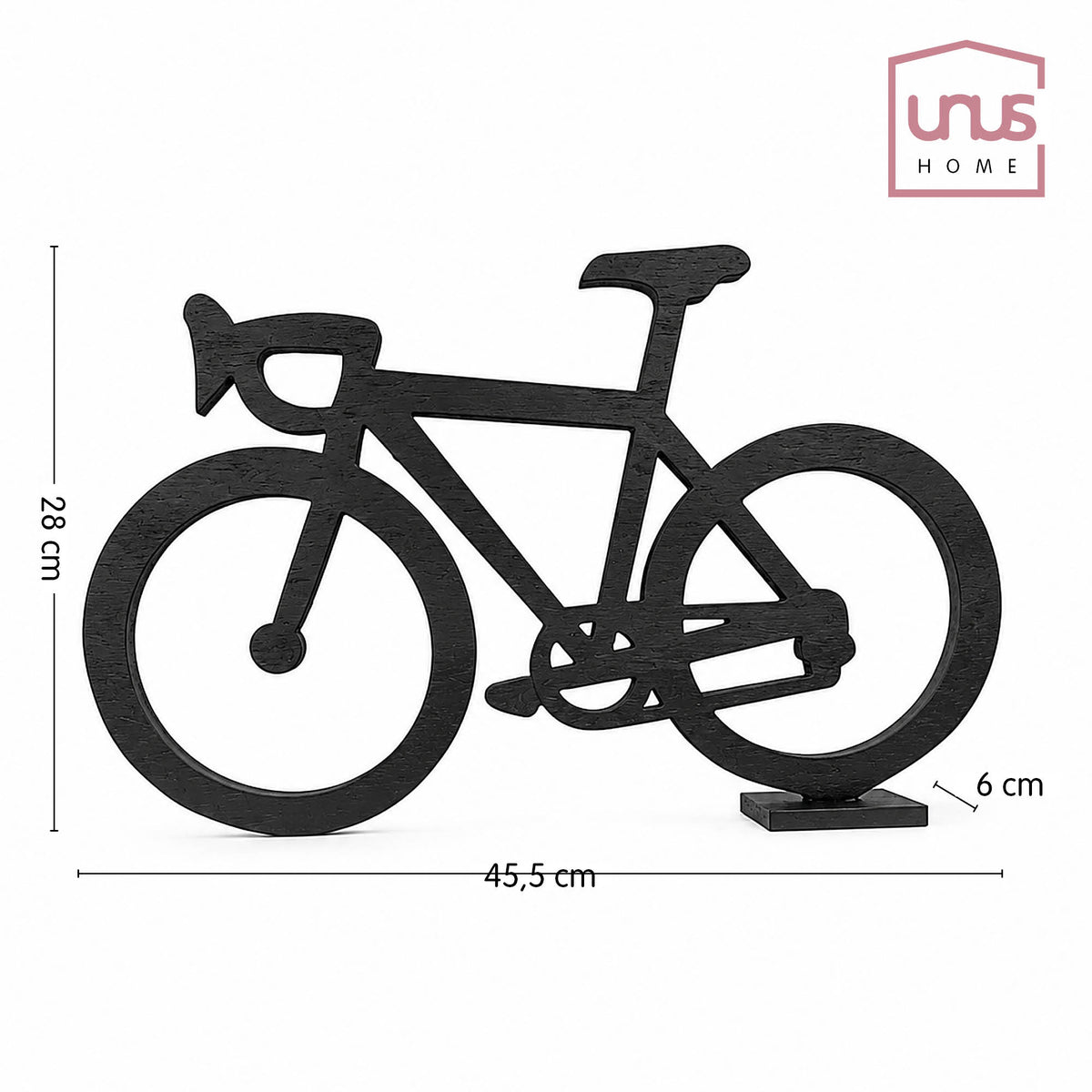 Aufsteller Holz Rennrad "Bram" in verschiedenen Größen