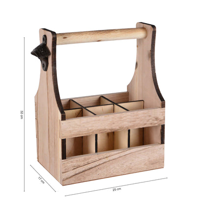 Flaschenträger Holz – UNUS