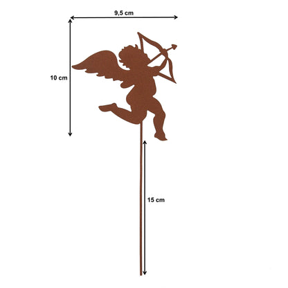 Gartenstecker Rost Amor 3er Set