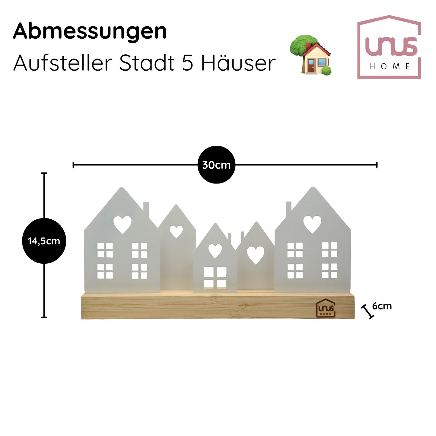 Häuser-Aufsteller Stadt