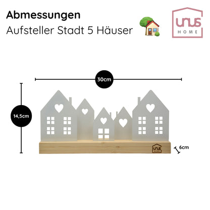 Häuser-Aufsteller Stadt