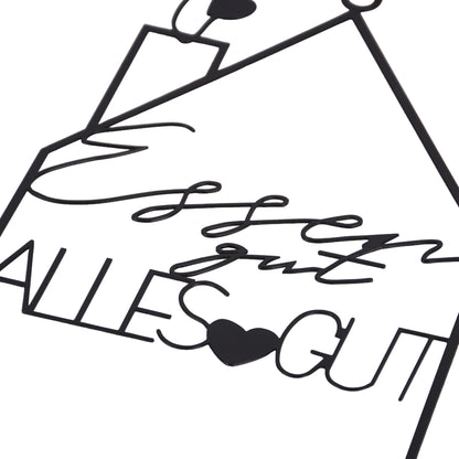 Hänger "Essen Gut alles Gut" schwarz