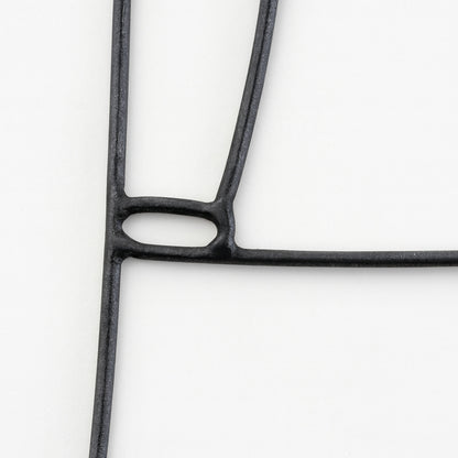 Metallkunst Messer als 3er Set in schwarz