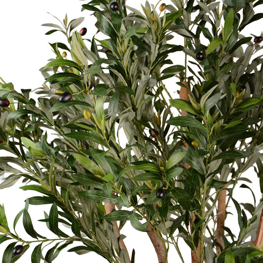 Kunstpflanze Olivenbaum Echtholzstamm in verschiedenen Größen
