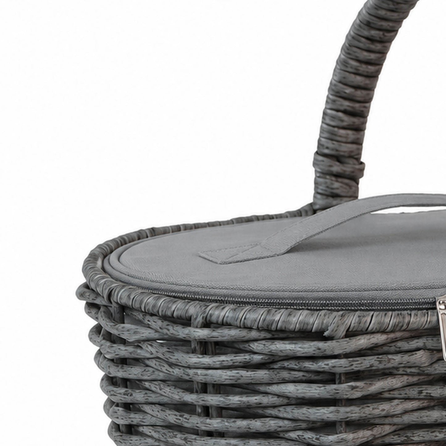 Einkaufskorb inklusive Kühltasche in Rattan-Optik für Kinder