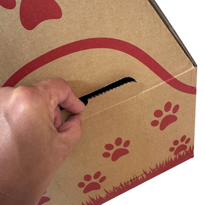Katzenhaus Pappe Madame Miez inkl. 6 Kratzbretter