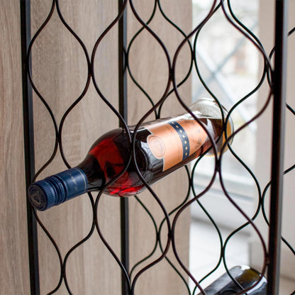 Weinregal Eisen halbrund für 26 Flaschen