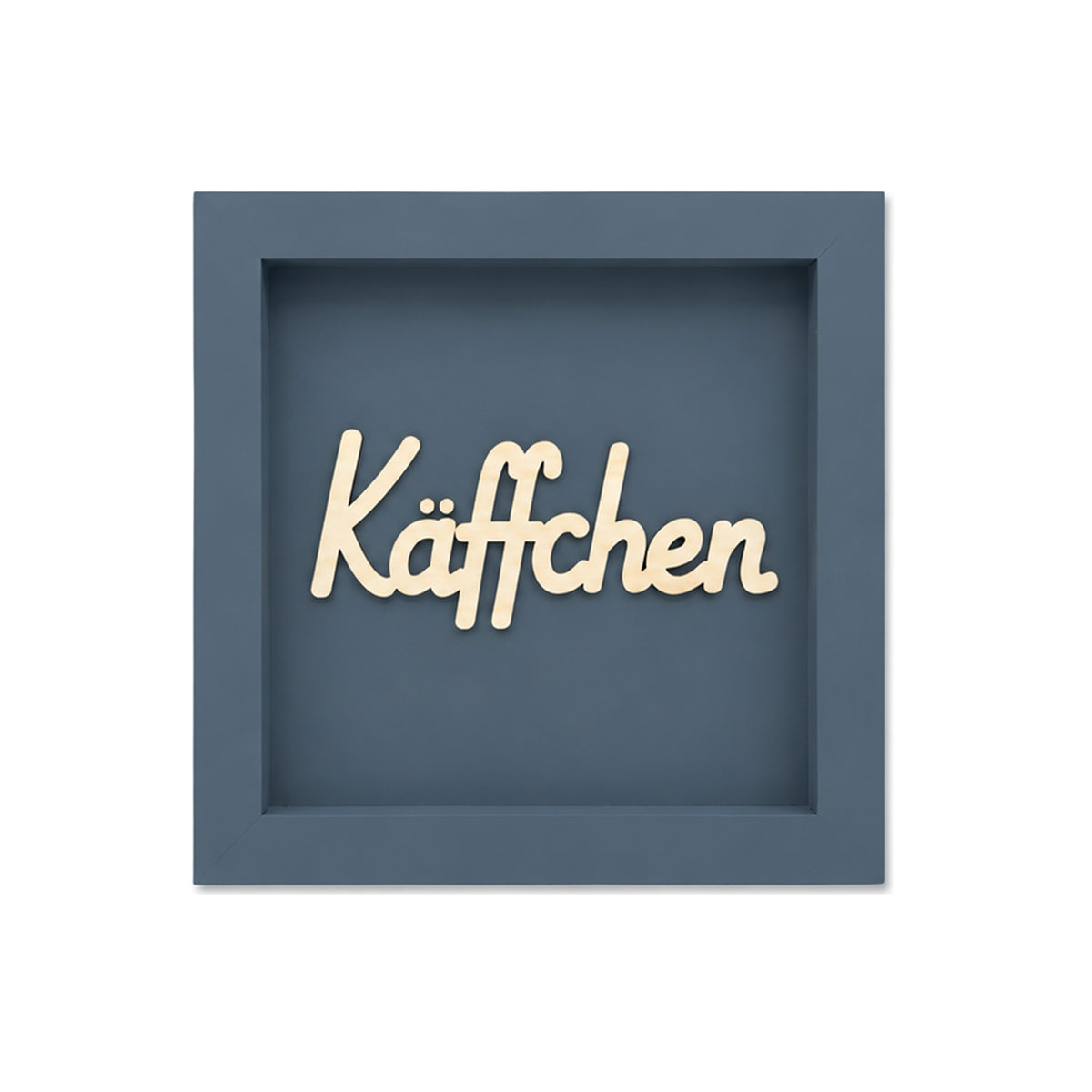Holz Bilderrahmen 3D "Käffchen" in verschiedenen Farben