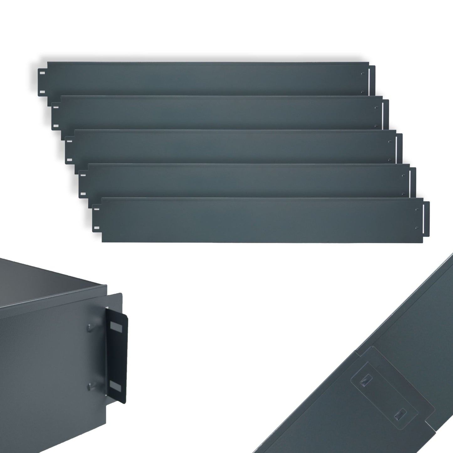 Rasenkante Metall verzinkt 5, 10, 15, 20, 25, 30, 35, 40, 45 und 50 Meter silber oder anthrazit