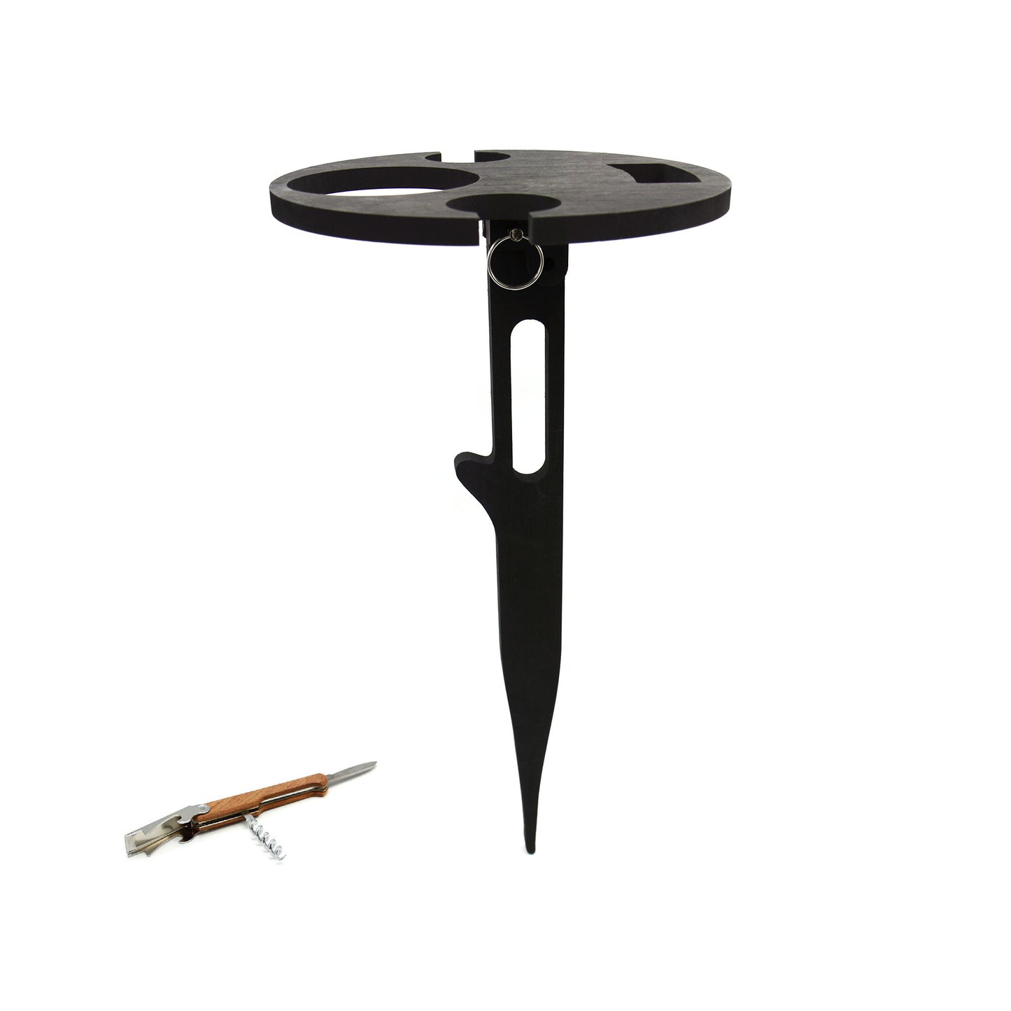 Weintisch klappbar Outdoor aus Bambus