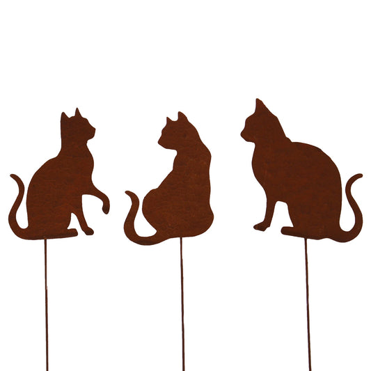 Roststecker Katzen 3er Set