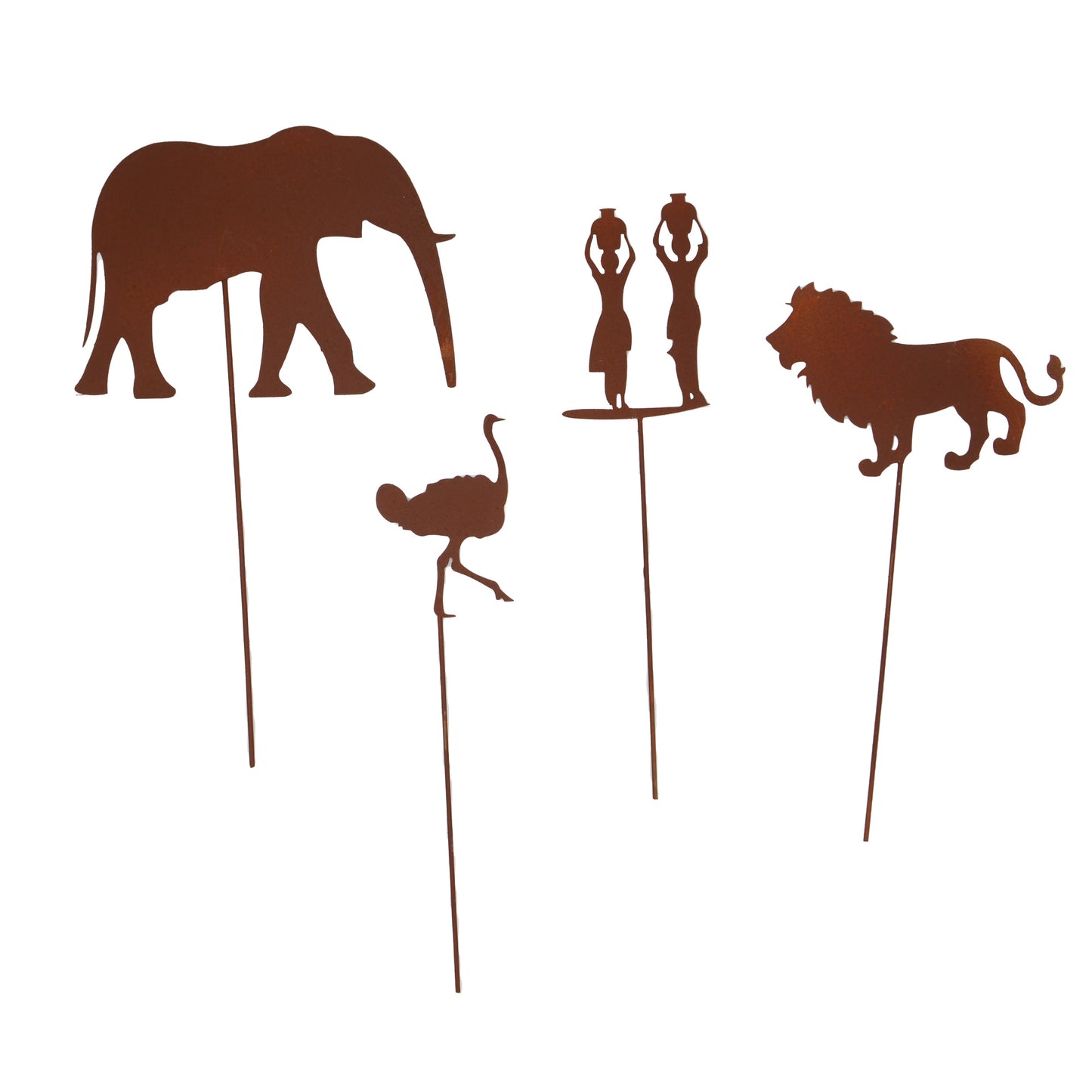 Gartenstecker 4er Set Afrika