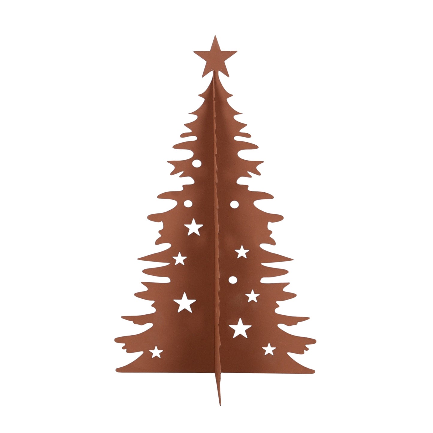 Auftsteller Weihnachtsbaum rost