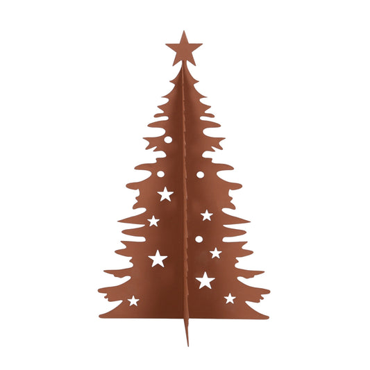 Auftsteller Weihnachtsbaum rost