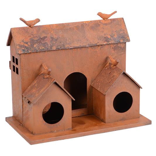 Vogelhaus ohne Stab in rost