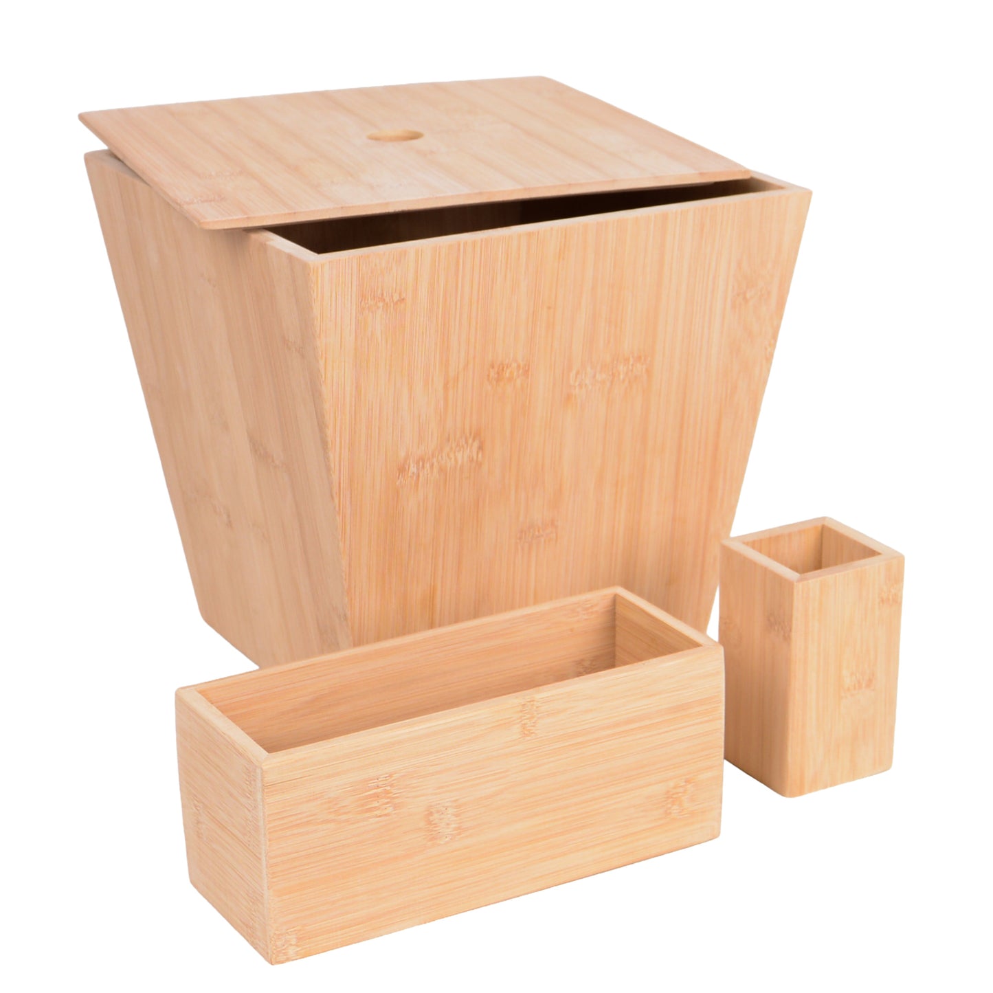 Aufbewahrungset Bambus 3-tlg in natur